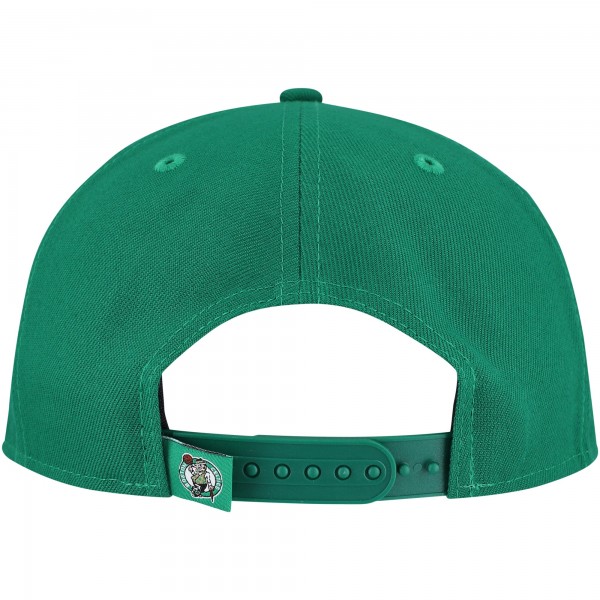 Бейсболка Boston Celtics New Era Oversized Puff Print Logo Golfer - Kelly Green