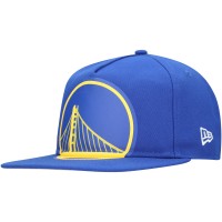 Бейсболка Golden State Warriors New Era Oversized Puff Print Logo Golfer - Royal