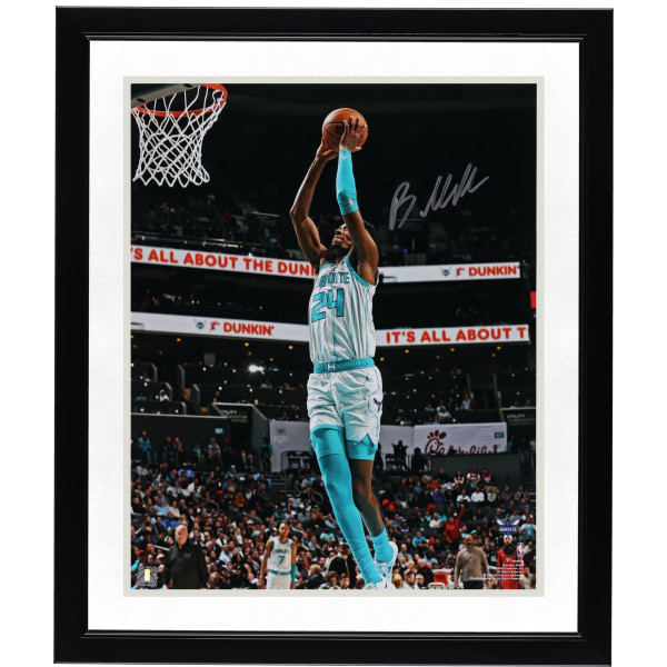 Фото с автографом Brandon Miller Charlotte Hornets Fanatics Authentic 16 x 20 Dunk In White