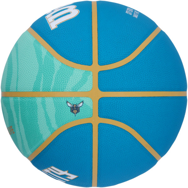 Мяч с автографом Brandon Miller Charlotte Hornets Fanatics Authentic Wilson 2023-24 City Edition Collectors