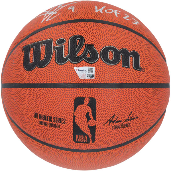 Мяч с автографом Tony Parker San Antonio Spurs Fanatics Authentic Wilson Authentic Series Indoor/Outdoor with 'HOF 23 Inscription
