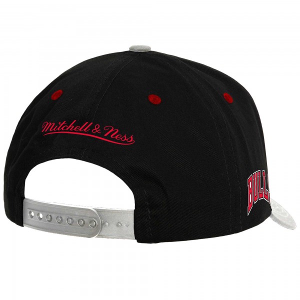 Бейсболка Chicago Bulls Mitchell & Ness Pro Crown - Black/Gray