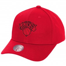 New York Knicks Mitchell & Ness  Fire Red Pro Crown Snapback Hat - Red