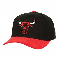 Chicago Bulls Mitchell & Ness Corduroy Pro Crown Adjustable Hat - Black