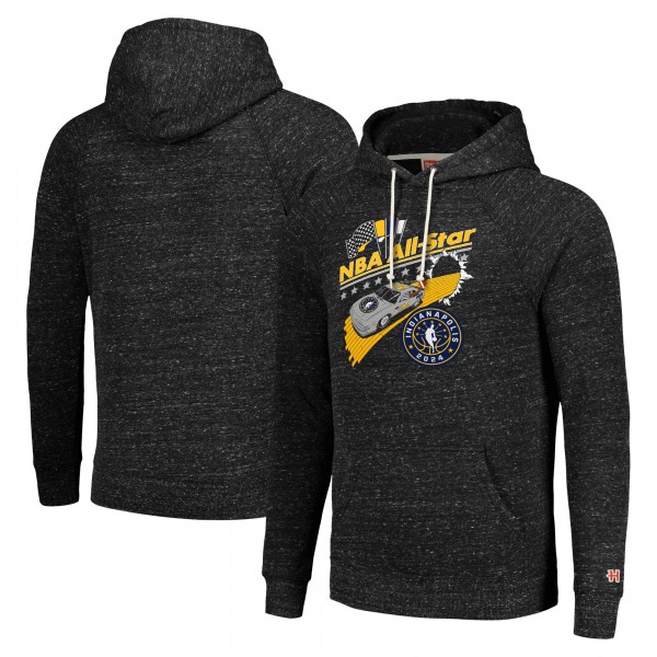 Толстовка Homage Unisex 2024 NBA All-Star Game Pace Car Tri-Blend Raglan - Charcoal