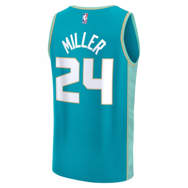 Игровая джерси Brandon Miller Charlotte Hornets Fast Break - Teal - City Edition