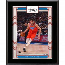 Chet Holmgren Oklahoma City Thunder Authentic 10.5 x 13 Sublimated Player Plaque