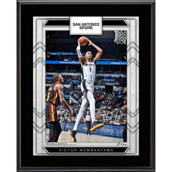 Victor Wembanyama San Antonio Spurs Fanatics Authentic 10.5 x 13 Sublimated Plaque
