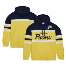 Толстовка Indiana Pacers Mitchell & Ness Head Coach - Navy/Gold
