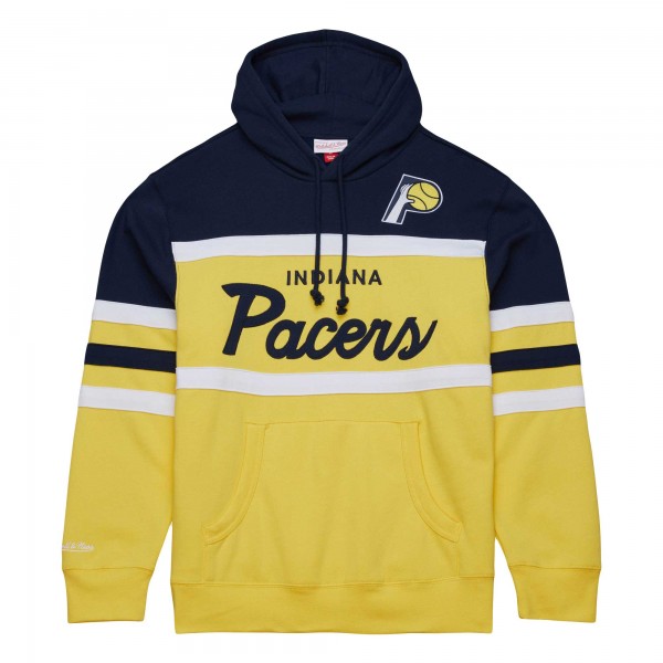 Толстовка Indiana Pacers Mitchell & Ness Head Coach - Navy/Gold