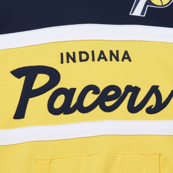 Толстовка Indiana Pacers Mitchell & Ness Head Coach - Navy/Gold