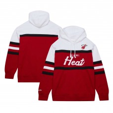 Толстовка Miami Heat Mitchell & Ness Head Coach - Red/White