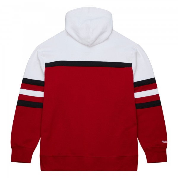 Толстовка Miami Heat Mitchell & Ness Head Coach - Red/White
