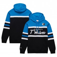 Толстовка Minnesota Timberwolves Mitchell & Ness Head Coach - Black/Blue
