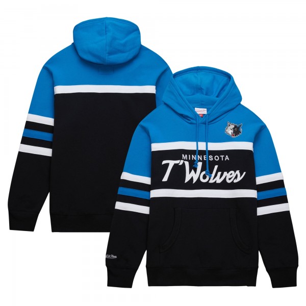 Толстовка Minnesota Timberwolves Mitchell & Ness Head Coach - Black/Blue
