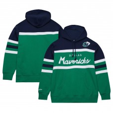 Толстовка Dallas Mavericks Mitchell & Ness Head Coach - Green/Navy
