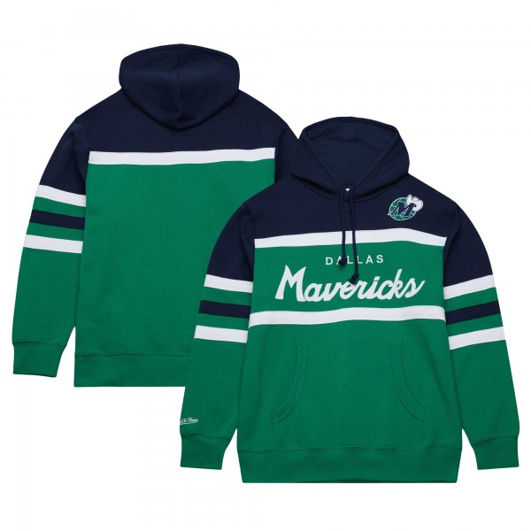 Толстовка Dallas Mavericks Mitchell & Ness Head Coach - Green/Navy