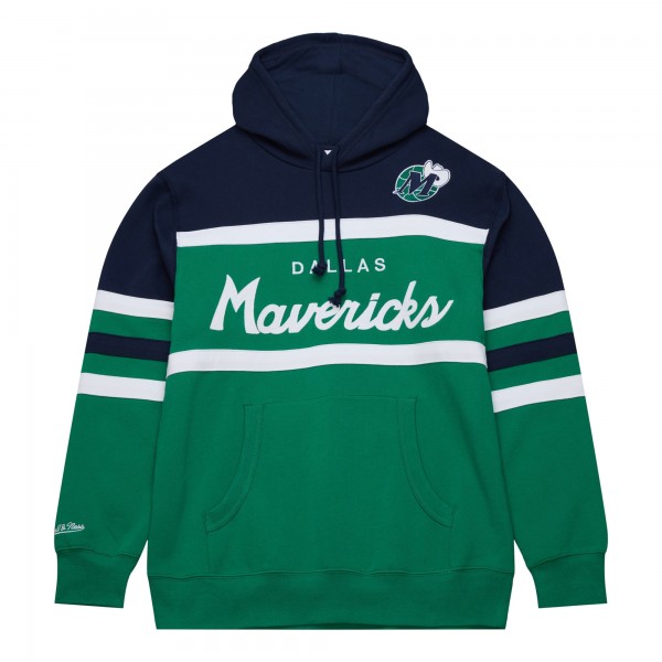 Толстовка Dallas Mavericks Mitchell & Ness Head Coach - Green/Navy