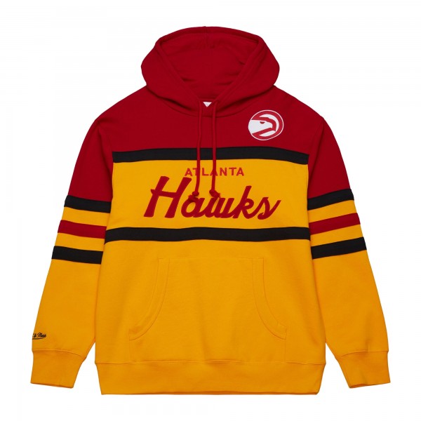 Толстовка Atlanta Hawks Mitchell & Ness Head Coach - Gold/Red