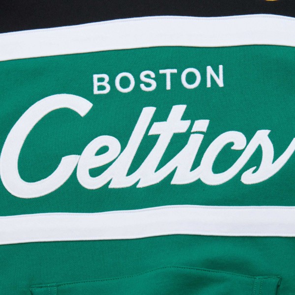 Толстовка Boston Celtics Mitchell & Ness Head Coach - Kelly Green/Black