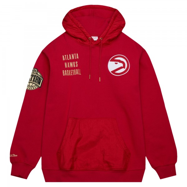 Толстовка Atlanta Hawks Mitchell & Ness  Team OG 2.0 Vintage Logo Fleece - Red