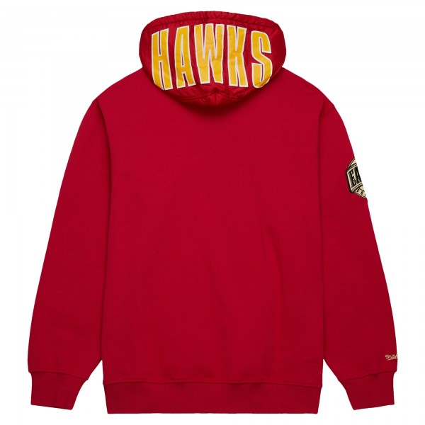 Толстовка Atlanta Hawks Mitchell & Ness  Team OG 2.0 Vintage Logo Fleece - Red