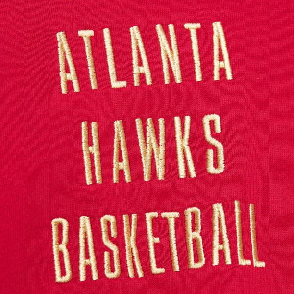 Толстовка Atlanta Hawks Mitchell & Ness  Team OG 2.0 Vintage Logo Fleece - Red