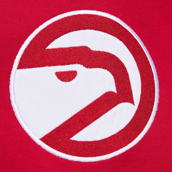 Толстовка Atlanta Hawks Mitchell & Ness  Team OG 2.0 Vintage Logo Fleece - Red