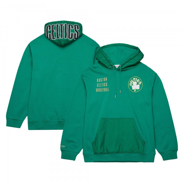 Толстовка Boston Celtics Mitchell & Ness  Team OG 2.0 Vintage Logo Fleece - Kelly Green