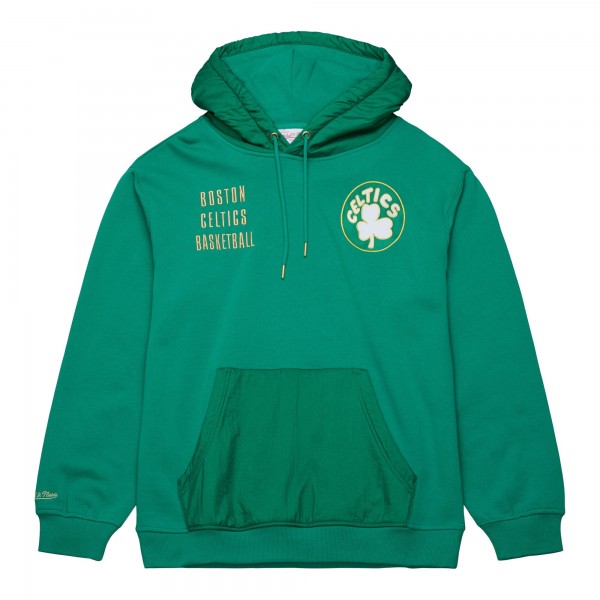 Толстовка Boston Celtics Mitchell & Ness  Team OG 2.0 Vintage Logo Fleece - Kelly Green
