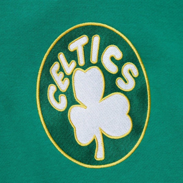 Толстовка Boston Celtics Mitchell & Ness  Team OG 2.0 Vintage Logo Fleece - Kelly Green