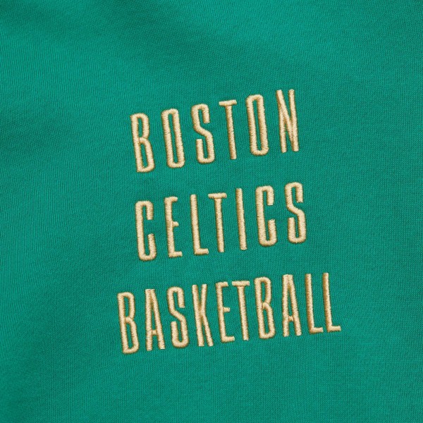 Толстовка Boston Celtics Mitchell & Ness  Team OG 2.0 Vintage Logo Fleece - Kelly Green