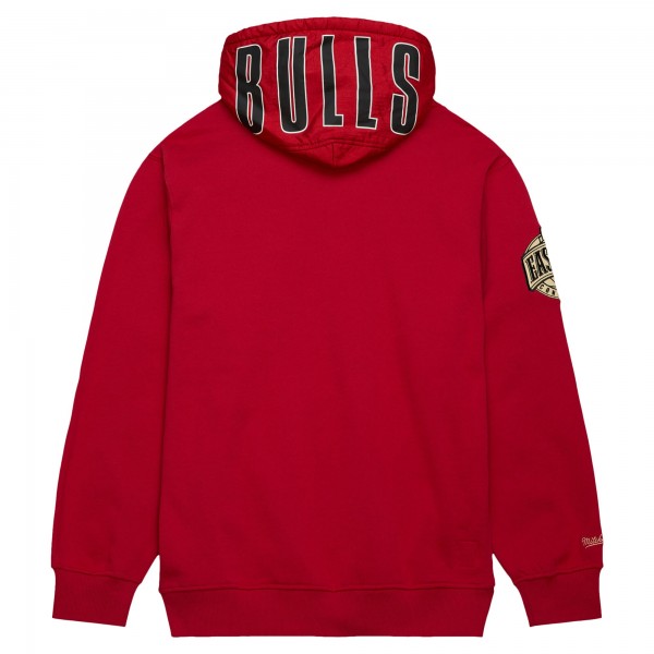 Толстовка Chicago Bulls Mitchell & Ness  Team OG 2.0 Vintage Logo Fleece - Red