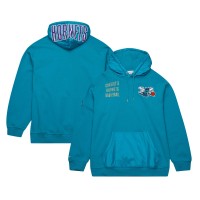 Толстовка Charlotte Hornets Mitchell & Ness  Team OG 2.0 Vintage Logo Fleece - Teal