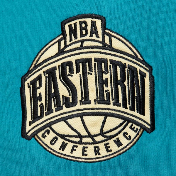 Толстовка Charlotte Hornets Mitchell & Ness  Team OG 2.0 Vintage Logo Fleece - Teal