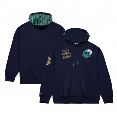 Толстовка Dallas Mavericks Mitchell & Ness  Team OG 2.0 Vintage Logo Fleece - Navy