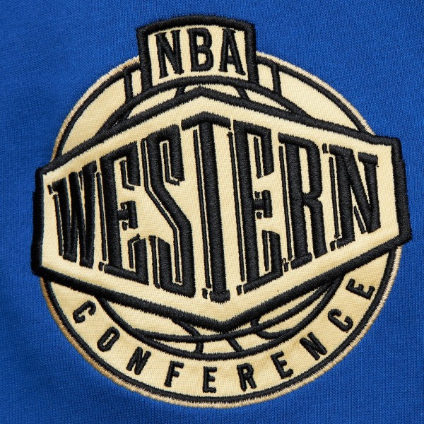 Толстовка Golden State Warriors Mitchell & Ness  Team OG 2.0 Vintage Logo Fleece - Royal