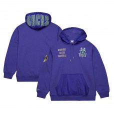 Толстовка Milwaukee Bucks Mitchell & Ness Team OG 2.0 Vintage Logo Fleece - Purple