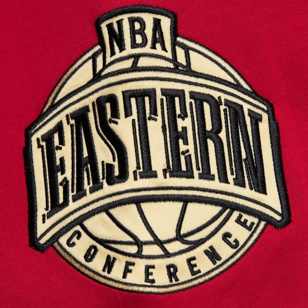 Толстовка Miami Heat Mitchell & Ness Red Team OG 2.0 Vintage Logo Fleece