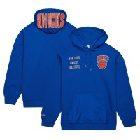 Толстовка New York Knicks Mitchell & Ness  Team OG 2.0 Vintage Logo Fleece - Blue