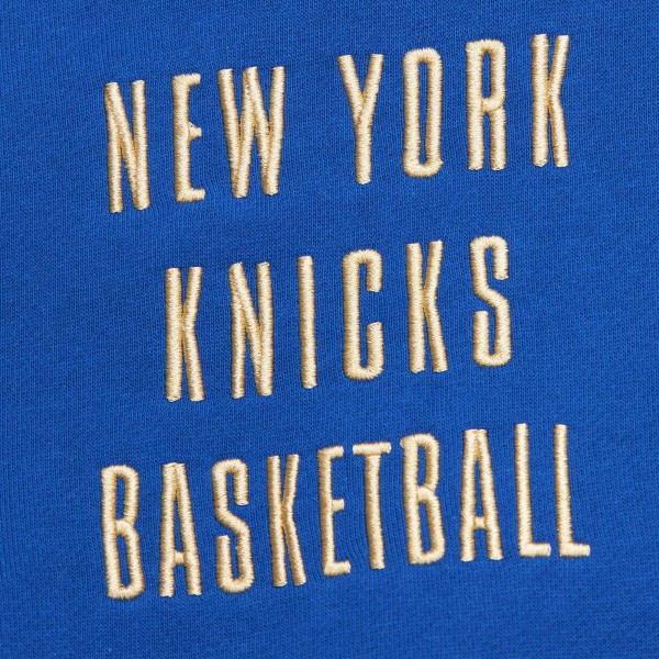 Толстовка New York Knicks Mitchell & Ness  Team OG 2.0 Vintage Logo Fleece - Blue