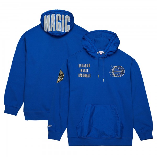 Толстовка Orlando Magic Mitchell & Ness Blue Team OG 2.0 Vintage Logo Fleece