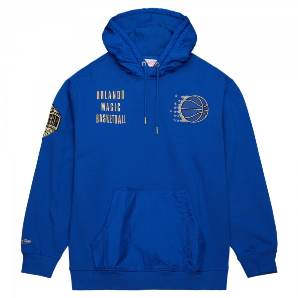 Толстовка Orlando Magic Mitchell & Ness Blue Team OG 2.0 Vintage Logo Fleece