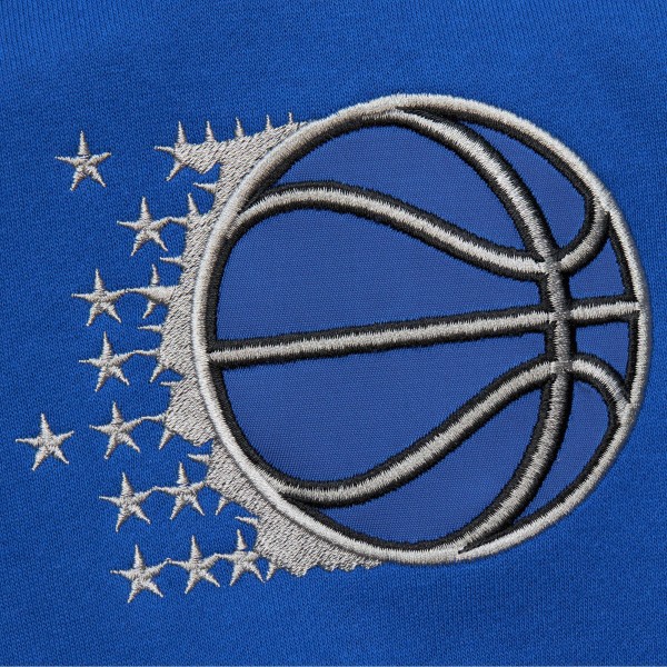 Толстовка Orlando Magic Mitchell & Ness Blue Team OG 2.0 Vintage Logo Fleece
