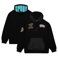 Толстовка San Antonio Spurs Mitchell & Ness  Team OG 2.0 Vintage Logo Fleece - Black