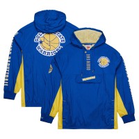 Ветровка на короткой молнии Golden State Warriors Mitchell & Ness  Team OG 2.0 Vintage Logo Anorak - Royal