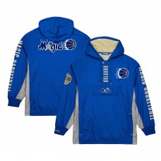 Кофта на короткой молнии Orlando Magic Mitchell & Ness Blue Team OG 2.0 Vintage Logo Anorak Windbreaker