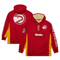 Ветровка на короткой молнии Atlanta Hawks Mitchell & Ness  Team OG 2.0 Vintage Logo Anorak - Red