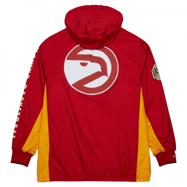 Ветровка на короткой молнии Atlanta Hawks Mitchell & Ness  Team OG 2.0 Vintage Logo Anorak - Red