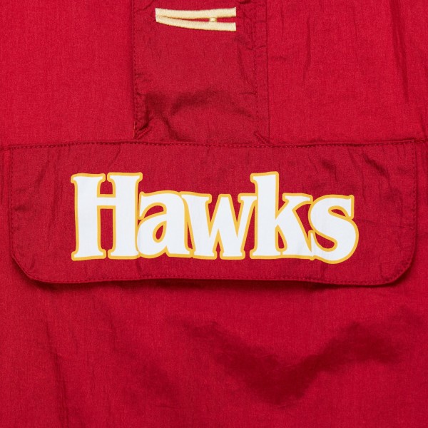 Ветровка на короткой молнии Atlanta Hawks Mitchell & Ness  Team OG 2.0 Vintage Logo Anorak - Red
